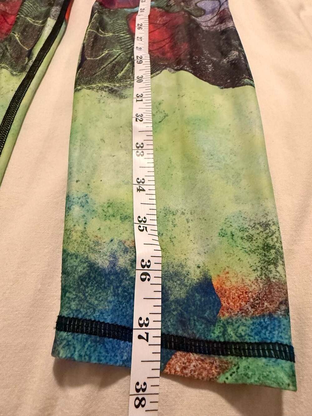 Yoga Democracy Women's Butterfly Print High-Waisted Athletic Leggings size L - Picture 8 of 8